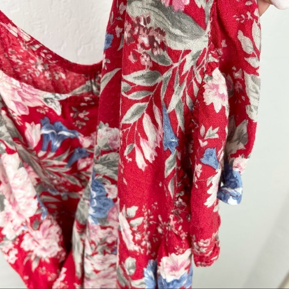 AUGUSTE The Label Red Francis Floral Slip Dress S - Picture 5 of 9